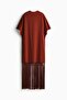Fringe-trimmed dress - 4