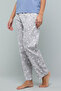 Printed Pyjama Bottoms with Drawstring Waist - 3