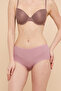 Women's Mauve 3 Pack Ribbed Full Brief - 2