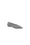 371 Women's Cream Stone Shimmering Satin Stylish Ballet Flats Shoes - 2