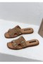 26Y-001-R1906 Genuine De Leather with Ift Buckle Flat Flat Sole Size Women's - 2