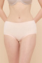 Women's Pink 3 Pack Ribbed Full Brief - 8