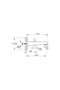 صنبور Artema Root Square A43131 مع صنبور دش يدوي، كروم - 2