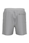 Men's Black-White Medium Length İp B Tie-Detail Swim Shorts - 4