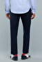 Solid Slim Fit Pants with Button Closure - 5