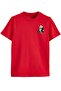 Panda Drinking Milkshake B Printed Kids T-Shirt