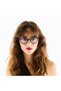 Lauro Unisex Round Black Havana Sunglasses Blue Gradient - 2