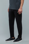 Solid Slim Fit Pants with Button Closure - 3