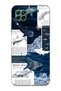 حافظة هاتف شفافة متوافقة مع هاتف هواوي P40 Lite بتصميم القرش والمحيط منقوش