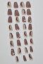 Women's Brown Wearable Manicure