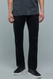 Solid Slim Fit Pants with Button Closure