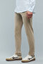 Solid Slim Fit Pants with Button Closure - 2