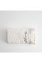Leyna Hand Face Towel Women's 100% Organic Cotton Hand Embroidered Cream 50X90 cm - 3