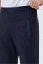 Light Navy Blue Men's Two Thread Pa Cotton Sweatpants Fe Zippered Pocket Daily Sports Jo Jogger Pants Antolon - 2