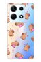 Infinix Note 30 Compatible Cute Capybara Patterned Transparent Phone Case
