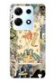 Infinix Note 30 Compatible Artistic Tarot Collage Patterned Transparent Phone Case