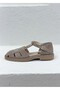 26Y-001-R40208 Genuine De Leather Arim Open San Sandals Women's Shoes with Metal Detail on the Front - 3