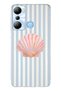 Infinix Hot 20I Compatible Sea Shell Patterned Transparent Phone Case