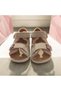 Baby Girl Flower Detailed Velcro Fastener Sandals Pink - 2
