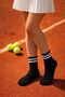 3 Pairs of Unisex Cotton Striped College Tennis Socks - 2