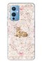 One Plus 9 Compatible Deer and Bow Patterned Transparent Phone Case