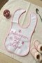 Baby Girl-Boy, My Grandmother Loves Me Very Much, Velcro Fastened Leak-Proof Baby Bib, Pink - 3