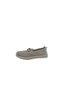 104 Women's Cream Buckled Macramé Knitted Loafers Shoes - 3