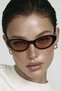 Unisex Women's and Men's Uv400 Protected Cat Eye Sunglasses with Case and Cleaning Cloth as a Gift
