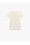 Cotton Short Sleeve Crew Neck Printed T-Shirt - 5