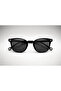 Unisex Women's and Men's Uv400 Protected Square Sunglasses with Bone Case and Cleaning Cloth as a Gift - 2