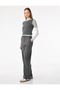 Viscose Blend Wide Leg Trousers with Pocket and Belt Detail - 2