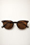Unisex Women's and Men's Uv400 Protected Square Sunglasses with Bone Case and Cleaning Cloth as a Gift - 4