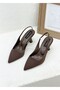 Y-052 Open Back 8cm Heel Stiletto Shoes for Women