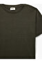 Cotton Short Sleeve Crew Neck Oversize T-Shirt - 6