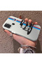 Samsung Galaxy A21S Compatible Bmw Patterned Silicone Edge Hard Back Anti-Fall Phone Case - 2