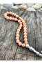 33 Pieces of Earth-Shaped Cut Sunstone Prayers Beads - 2