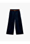 Cotton Pcs High Waist Wide Leg Pants, Belt Pcs High Waist Wide Leg Pants - 3