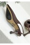 Y-052 Open Back 8cm Heel Stiletto Shoes for Women - 6