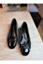 Gora Women's Large Size Patent Leather Comfortable Shoes C0005-Black - 3