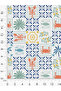 100% Cotton Ranforce Fabric 100X240 cm 120 G/M² Digital Printing Premium Patchwork and Sewing - 4