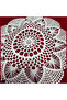 6-Piece Lace Knitted Round Model Cover Set 100% Handmade, Dowry Gift (6 Pieces) - 4