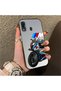 Samsung Galaxy A30 Compatible Silicone Edge Hard Back Anti-Fall Phone Case Motorcycle Patterned