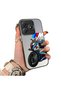 Realme C61 Compatible Silicone Edge Hard Back Anti-Fall Phone Case Motorcycle Patterned - 3