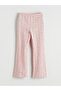 Lila Patterned Girl's Flared Leggings