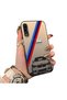 Samsung Galaxy A50 Compatible Silicone Edge Hard Back Anti-Fall Bmw Patterned Phone Case - 3