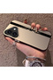 iPhone 16 Plus Compatible Silicone Edge Hard Back Anti-Fall Phone Case Amg Patterned - 2
