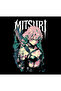 Demon Slayer - Mitsuri Kanroji - Anime Printed Unisex %100 Cotton Black Hooded Sweatshirt - 2