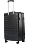 Luggage Set of 3 with 4 Spinner Wheels, Luggage for Travel Light Weight Anti-Theft Lock (Blac - 3