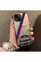iPhone 13 Mini Compatible Silicone Edge Hard Back Anti-Fall Bmw Patterned Phone Case