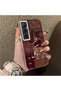 Realme C65 4g Compatible Silicone Edge Hard Back Anti-Fall Phone Case Vintage Patterned